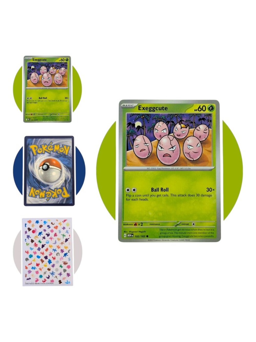 Scarlet & Violet 151 Pokemon Card (DD02): Exeggcute 102/165